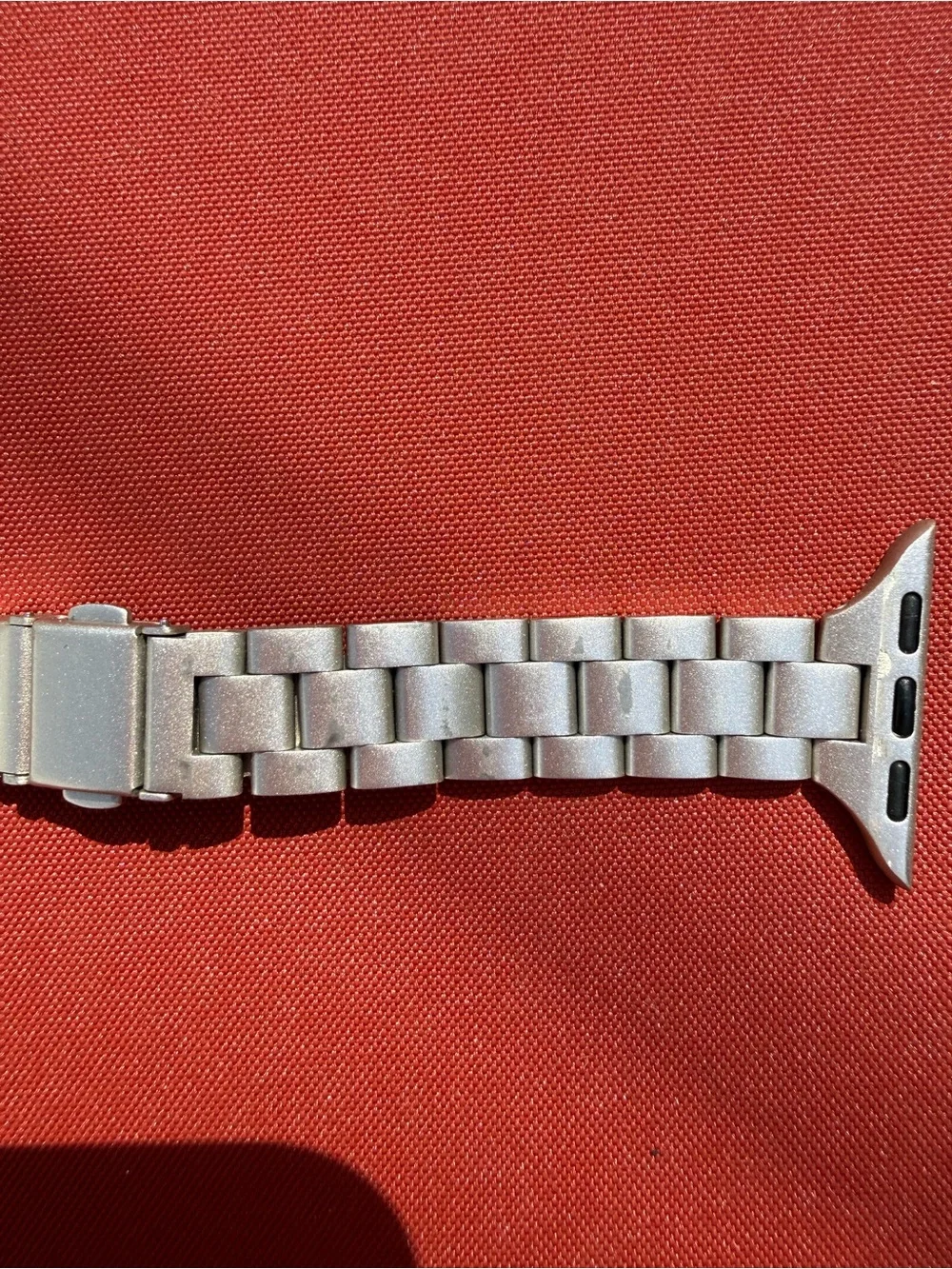 Stainless Steel Link Apple Watch Band - Silver